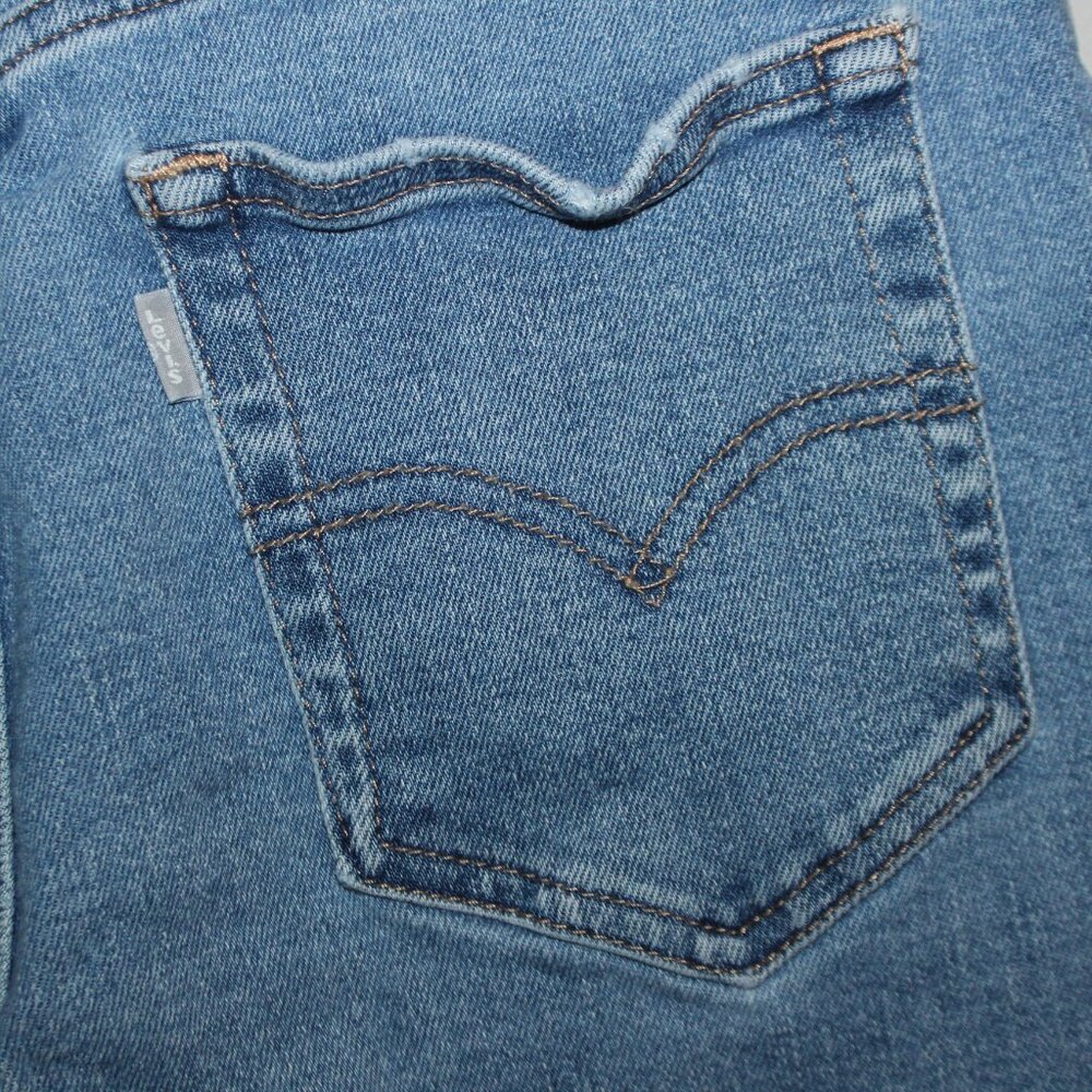 LEVIS Silver Tab Mom Jeans 29/8 Barrel Leg Tapered High Waist 90s Distressed Bag - Picture 9 of 13